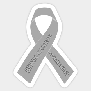 Brain Cancer Awareness Sticker